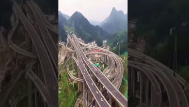 Photo of Elképesztő videón örökítették meg Kína legbonyolultabb közlekedési csomópontját