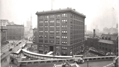 Photo of 1930-ban egy 9 emeletes épületet elforgattak 90 fokkal, miközben odabent mindenki dolgozott